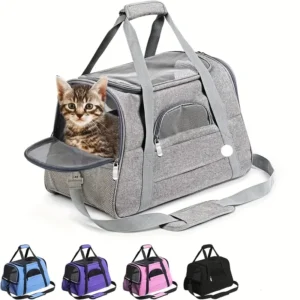 Pet Carrier for Large and Medium Cats, Soft-Sided Pet Carrier