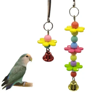 Bird Toys Parrot Chew Toy Bell Pendant