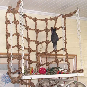 Bird Toy Parrot Rope Climbing Net