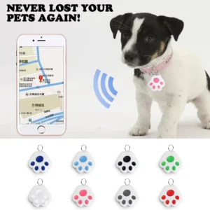 Dog Paw Mini GPS Tracker Cat Dogs Children Elderly Anti Lost Device Intelligent Tracking